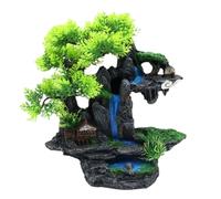 MALSSE Aquariums Paysage Maison Resines Aquariums Décorations Art Terrarium Habitat Ornements Photo Accessoires Décoration Aquarium Petite Taille