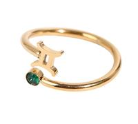 MALSSE Bagues ouvertes en forme de constellations de zircon tendance, élégantes, uniques, empilables, cadeaux d'anniversaire, bijoux de doigt réglables, taille unique, Comme décrit, Comme décrit.
