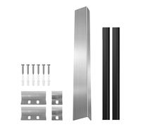 MALSSE Bandes de remplissage pour trous de cuisinière en acier inoxydable pour dosseret derrière les murs entre les cuisinières de cuisine