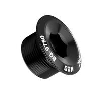 MALSSE Boulons de fixation pour manivelle de vélo de route, bouchons à vis de 18/19/20 mm, alliage d'aluminium, vis de protection pour pédalier de vélo de montagne