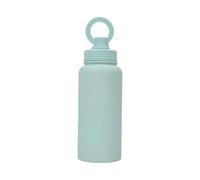 MALSSE Bouteille isotherme en acier inoxydable 304 de 1000 ml avec couvercle de rangement pour téléphone, bouteille de camping avec joint anti-fuite, portable avec support de téléphone