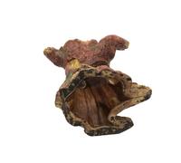 MALSSE Cachettes de poissons uniques en creux pour arbres, décoration d'aquariums, accessoires Bettas