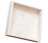 MALSSE Cadre en bois unique avec couvercle en verre pour plantes séchées, décoration d'intérieur, 20,3 cm, 22,9 cm, 25,4 cm, cadre en bois fait à la main