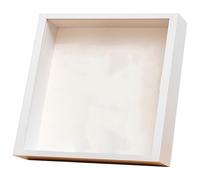 MALSSE Cadre en bois unique avec couvercle en verre pour plantes séchées, décoration d'intérieur, 20,3 cm, 22,9 cm, 25,4 cm, cadre en bois fait à la main