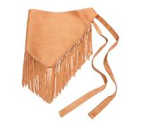 MALSSE Ceinture à franges vintage Corset Ceinture Bustier Jeu de rôle Accessoires de costume pour femme Accessoire de mode, CamelA, taille unique