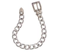 MALSSE Chaîne de cheville réglable en alliage style gothique punk cubain pour chaussures pour femme, taille unique, Comme décrit