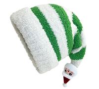 MALSSE Chapeau festif unisexe pour filles - Chapeau de Noël - Accessoires photo polyvalents - Père Noël festif - Chaton - Bonnet de Noël pour adultes