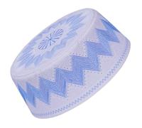 MALSSE Chapeau Kippa Kufi élégant et confortable pour homme - Couvre-chef pour les croyants dévots - Plusieurs couleurs, bleu, M