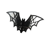 MALSSE Charme Halloween Cristaux Étagère Murale Flottante en Bois pour Décoration Murale Organisateurs Cristal Présentoir