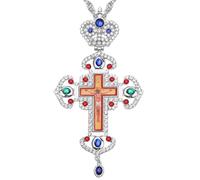 MALSSE Collier avec pendentif accrocheur tendance en alliage texturé pour fête quotidienne accessoire religieux