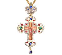 MALSSE Collier avec pendentif accrocheur tendance en alliage texturé pour fête quotidienne accessoire religieux