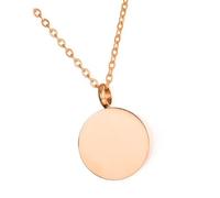 MALSSE Collier avec pendentif urne ronde en acier inoxydable pour souvenirs d'animaux perdus et souvenirs de mode