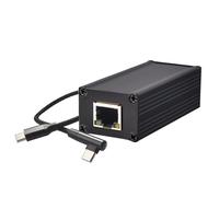 MALSSE Convertisseur d'alimentation 10/100 Mbps sur Ethernet vers USB C Driver Converter Power Over Ethernet vers Type C Power Output Ethernet Adaptateur haut débit pour téléphone tablette