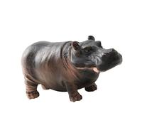 MALSSE Décoration d'aquariums hippopotames en résine pour la maison et le bureau