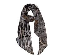 MALSSE Écharpe décontractée à motif animal adulte femme fille Western col fin écharpe châle pour fête club Wear Fashion Neckwear élégant Wrap, a, taille unique