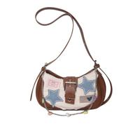 MALSSE Élégant sac à bandoulière pour femme avec chaîne en cuir synthétique, petit sac à main adapté à diverses occasions Sac à bandoulière pour femme, Avec chaîne., One Size