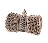 MALSSE Élégant sac à main à bandoulière orné de strass pour fêtes de mariage et événements spéciaux, Noir , One Size