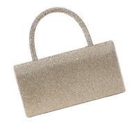 MALSSE Élégant sac de soirée à strass sac à main à bandoulière tendance pour fêtes et mariages Sac à main en strass, champagne, One Size