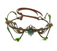 MALSSE Enchanteds Woodlands - Serre-tête avec strass - Pour fêtes à thème, jeux de rôle, événements féériques, floraux, renaissances