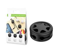 MALSSE Enrouleur de câble en silicone portable - Support de chargement USB multifonction - Organisateurs de bureau - Gestion des cordons de serrage - Accessoires d'ordinateur domestique