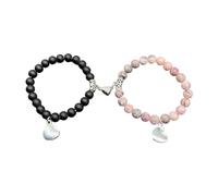 MALSSE Ensemble de perles à la mode avec cœurs mignons pour les parents, taille unique, Comme décrit
