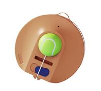 MALSSE Entraîneur de tennis unique - Équipement de pratique de tennis portable - Outil d'entraînement pour adultes et enfants débutants - Dispositif d'entraînement à rebond facile à installer