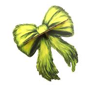 MALSSE Étagère murale flottante décorative en bois vert en forme de sapin de Noël avec nœud pour décoration de maison et de bureau