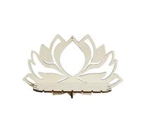 MALSSE Étagère murale flottante en bois sculpté avec motif floral pour décoration de chambre esthétique et rangement