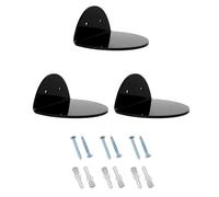 MALSSE Étagères flottantes réglables - Support mural élégant pour la maison, le bureau et les magasins