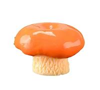 MALSSE Figurine miniature en résine en forme de champignon - Statue décorative pour intérieur ou extérieur - Porte-clés pendentif