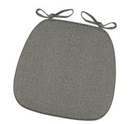 MALSSE Galette de chaise antidérapante en tissu durable facile à nettoyer Housses amovibles pour maison, terrasse, jardin, salle à manger, cuisine, intérieur et extérieur