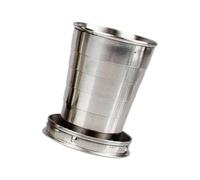 MALSSE Gobelet de camping pliable non terni - Récipient dense et recyclable pour la randonnée, les voyages - Fin et permanent - Sans danger pour la planète - Tasse de pliage dense pour la randonnée