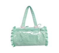 MALSSE Harajukus Itabag Sac à bandoulière pour filles, sac fourre-tout transparent pour filles, cadeau de cosplay, nœud, Vert, One Size