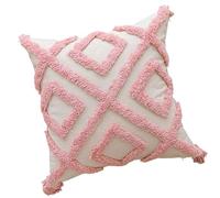 MALSSE Housse de coussin amovible pour femme contemporaine motif cœur confortable espace de vie maison style de vie oreiller confort