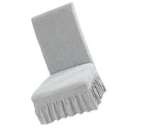 MALSSE Housses de chaise extensibles, imperméables et antidérapantes pour chaises de salle à manger, maison, hôtel, tissu jacquard robuste, tissu polaire élasthanne, installation rapide, protections