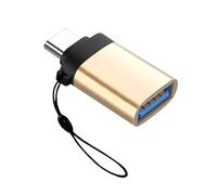 MALSSE Le convertisseur USB vers type C prend en charge le transfert de données à haute vitesse et la distribution d'énergie pour smartphones, tablettes, ordinateurs portables, adaptateur USB OTG
