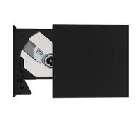 MALSSE Lecteur DVD externe USB de type C - Lecteur CD portable - Petits lecteurs optiques ABS pour ordinateur portable de bureau, ordinateur portable, Linuxs, lecteur DVD portable