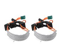 MALSSE Lot de 2 bandages réfléchissants pour vélo, escalade, camping, cyclisme, cheville, jambe, élastique, réglable, réfléchissant