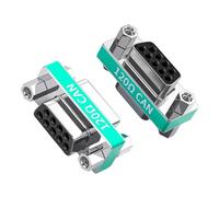 MALSSE Lot de 2 connecteurs DB9 broches en métal compatibles avec les appareils et systèmes de transmission de données