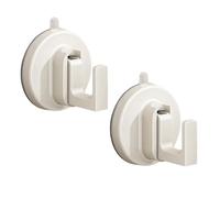 MALSSE Lot de 2 crochets en aluminium avec ventouses puissantes pour verre de douche, capacité de 5 kg, crochets de décoration de vacances