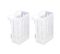 MALSSE Lot de 2 paniers de plantes hydroponiques pour aquariums, design classique élégant pour les amateurs de poissons, décoration de bureau