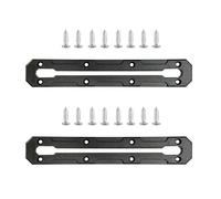 MALSSE Lot de 2 supports de rail coulissant pour kayak - Accessoires de montage pour canne à pêche - Support de base de montage facile à utiliser pour support de canne à pêche