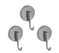 MALSSE Lot de 3 crochets à ventouse pour économiser de l'espace - Montage rapide - Organisateurs de bureau - Ustensiles de cuisine - Installation simple - Cintres muraux sans perçage