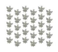 MALSSE Lot de 30 pendentifs angéliques délicats élégants pour fermetures éclair décoratives et bijoux faits à la main