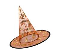 MALSSE Lot de 5 chapeaux de sorcière réglables de 33 cm, chapeau de magicien pour jeu de rôle, costume unisexe pour adulte et enfant, accessoires de costume d'Halloween et de cosplay