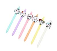 MALSSE Lot de 6 stylos à bille rétractables à séchage rapide pour bureau, école, clinique, soins de santé professionnels