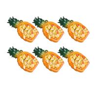 MALSSE Modèle de riz frit artificiel en forme d'ananas réaliste - Simulation de nourriture chinoise pour décoration de cuisine, accessoires photo, faux aliments