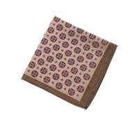 MALSSE Mouchoir traditionnel pour homme, imprimé coloré, carré, doux pour un look tendance, tissu doux, G, taille unique