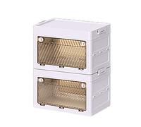 MALSSE Organisateurs de vêtements de grande capacité Armoire de rangement pliable pour vêtements avec cubes Accessoires de rangement pour chambre à coucher Organisation de la maison