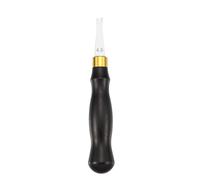 MALSSE Outil de sertissage de bords en cuir 2,0/2,5/3,/4,/4,0 mm avec poignée en bois